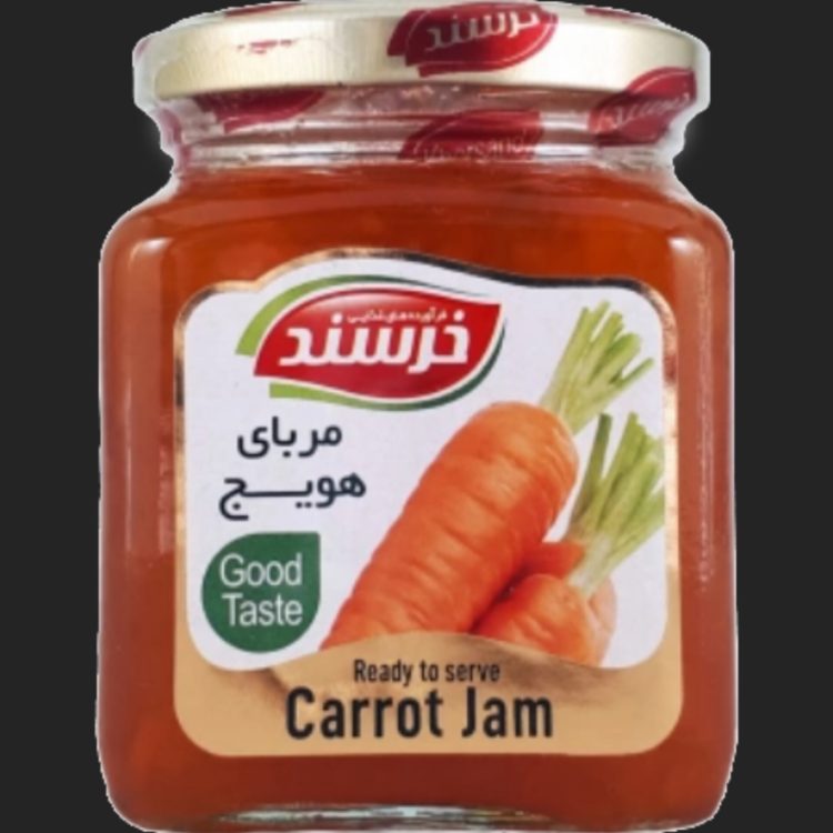 مربا هویج 300گرمی خرسند