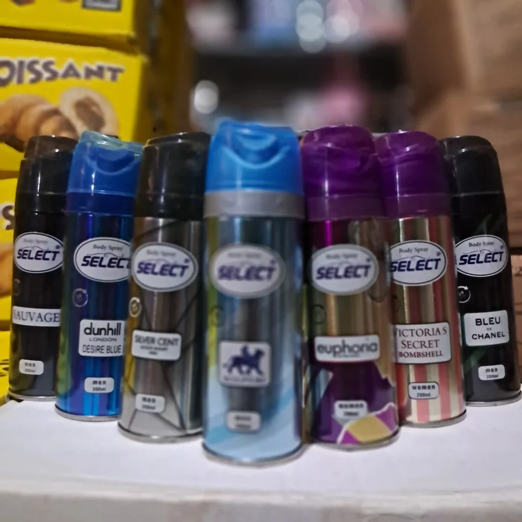 اسپری بدن سلکت select